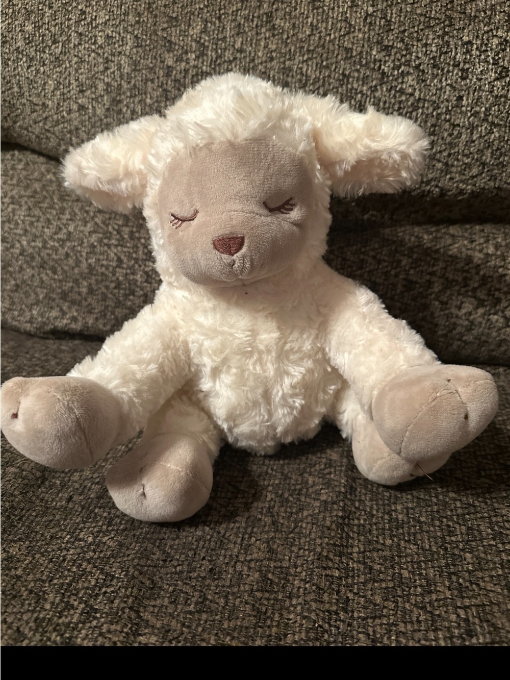 SwaddleMe Plush Lamb Stuffed Animal Cream and Tan